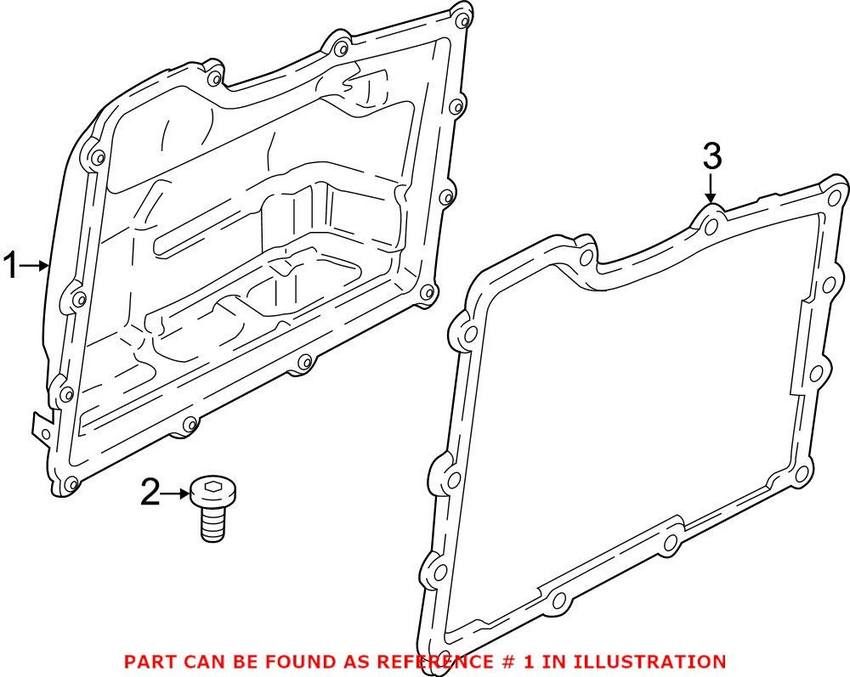 BMW DCT Valve Body Cover 28608064572